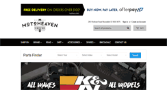 Desktop Screenshot of motoheaven.com.au